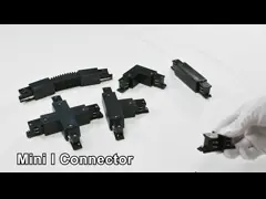 White Round Copper Concealed Track Rail 4 Wires 3 Circuits