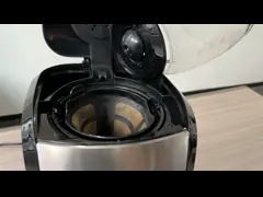 Фильтр для домашнего потребления Электрический кофеварка компактная Легкая для 14 чашек video