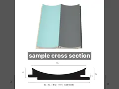 Внутреннего художественного оформления панель решетки доски WPC прессформы PVC экологически дружелюбная video