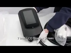 OCPP1.6 48A 4,3 стена экрана коммерчески установило зарядные станции электрического автомобиля с кабелем 7.62m video