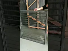 Вертикальная порошкообразная алюминиевая жалюзи на заказ для виллы video