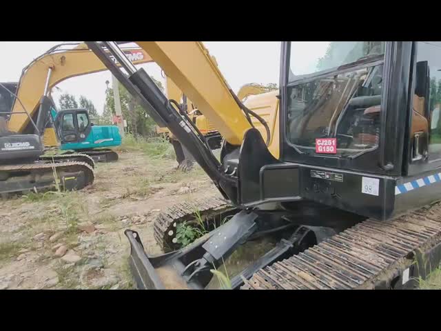 Sany SY60C Pro Used Sany Excavator Hydraulic 5735mm Max Deep Digging Excavator