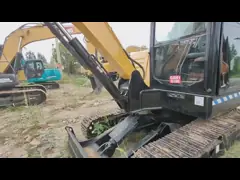 6-тонный кроллер гидравлический мини-копальщик Sany SY60C Pro экскаватор 0,25 м3 ведро video