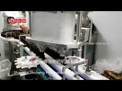 Пробирки автоматической фармацевтической инфлуензы заполняя машины вакционные заполняя покрывая машину video