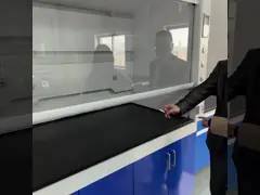 Клобук перегара высокого зазора Ductless, клобуки вентиляции лаборатории фильтра HEPA video