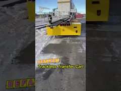 Motorized Steerable Trackless Die Transport Cart