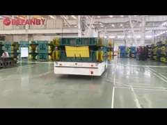 40 тонн отливают тележку в форму платформы передачи Trackless электрическую video