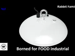 Высокий свет приведенный залива для еды промышленная реклама привела высокое освещение залива привел высокое приспособление освещения склада залива video