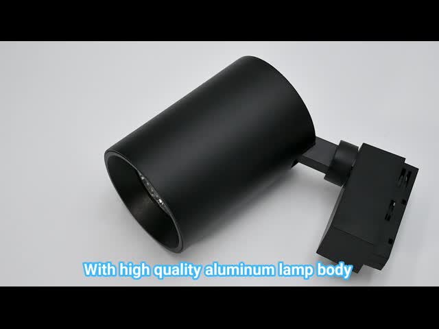 防眩穂軸トラック ライト洋品店2ワイヤーはLEDのスポットライトを埋め込んだ