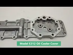 Серебряная гидравлическая машина экскаватора крышки маслянного охладителя разделяет 1-21700-192-0 1-11281-018-1 video