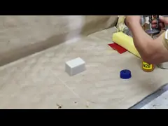 Свет клея брызг запаха сильной выкостности низкий - желтый для SGS ткани софы video