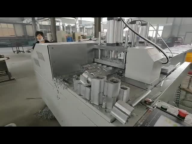 垂直 pvc切削機 アルミ切削機 90度 pvcプロフィール切削機 380v