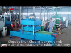 Машина для переработки шин для изготовления кирпичных / резиновых плиток video