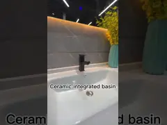 Тщета Bathroom держателя стены OEM тщета Bathroom 36 дюймов с раковиной video