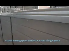 Piscina de baño al aire libre sin fin con Balboa System 54pcs Jets
