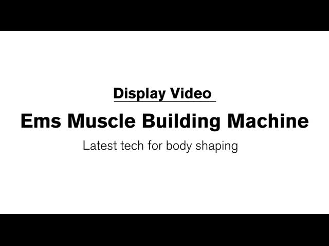 Тело ЭМС 4 ручек уменьшая стимулятор мышцы Нео Про Макс4 машины видео