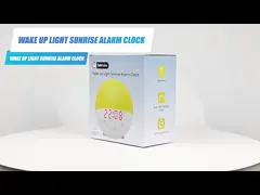 Милое овальное портативное касание радио будильника воспринимая Multi цвет video