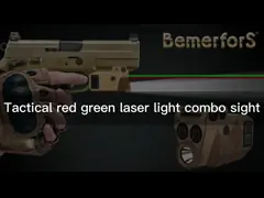 ODM красного зеленого небольшого лазерного луча 650nm/520nm видимости лазера пистолета тактического комбинированный video