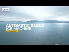 Машина для изготовления блоков льда высокой мощности с управлением ПЛК и мощностью 3-200 т/день video