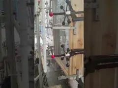 Вертикальное виниловое стекло с крышкой UPVC с двойным остеклением video