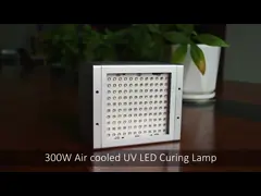 Новое устройство 300w УФ светодиодная отвердительная система струйный принтер воздушное охлаждение video