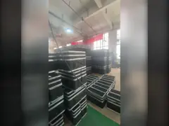 Случай 6U шкафа облегченного черного ABS мелкий для безопасного хранения video