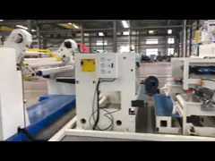 Новый тип бумаги и пластиковой экструзионной ламинирующей машины специально для выпуска бумаги с автоматическим перемоткой и резкой video