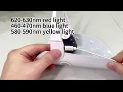 Маска фотона терапией СИД подмолаживания кожи, лицевой щиток гермошлема инфракрасного света 3 цветов video