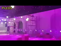 Специализированный кинетический светодиодный световой шар RGB красочный с алюминиевым сплавом video