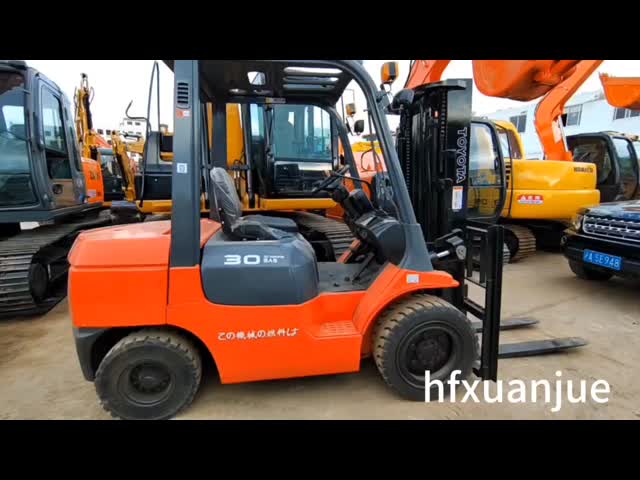 3000kg ミニ 中古フォークリフト トヨタ 30 3mフォーク長さ