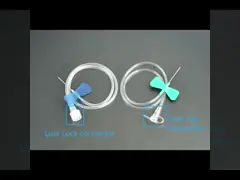 медицинская устранимая вена скальпа 20-27g установила для одиночной пользы video