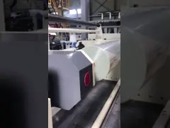 Машина для экструзионного покрытия рулочной основной бумаги 1600 мм с PET пластиковой мягкой пленкой video