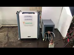 380 вольт машина топления индукции 3 участков промышленная для топления стальной пластины video