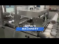 Automatic Tray Packing Machine PLC Controlled Food Tray Packing