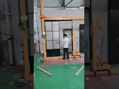 Стильные алюминиевые французские двери с покрытием 5-12 мм с ручкой / застежкой / замком video