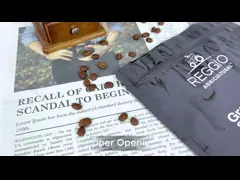 180 Microns Stand Up Gusseted Bags Fully Black Color video