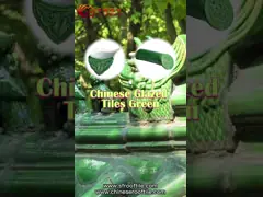 Черепицы ресторана старых китайских ворот китайские video