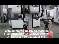 Автоматическая машина для полировки дверных ручек, замков и ручек Автоматическая машина для полировки цинковых сплавов, латуниных металлов video