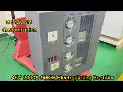 DC отрегулировал электропитание Chrome оцинковывает медный гальванизировать 45V 2000A 90KW video