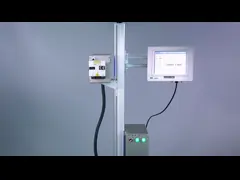 СО2 30W 60W летает лазерный принтер машины маркировки лазера для бутылок ЛЮБИМЦА video