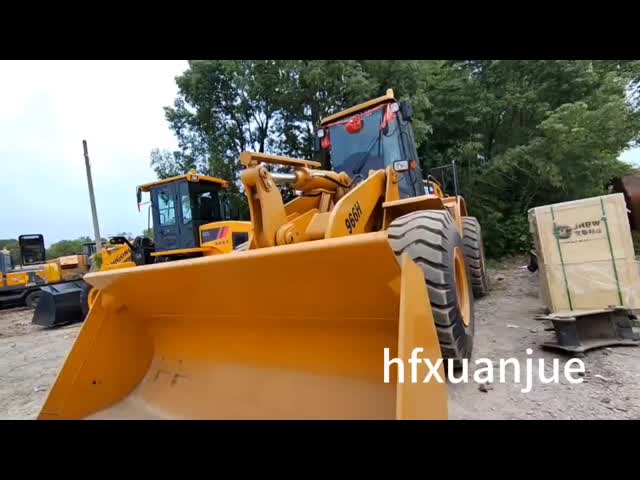 23T カタピラー 966H 道路建設用車輪積載機