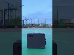 Portable Dual Outdoor Bluetooth Speakers 10m 5.25 Inch Wooden Speaker