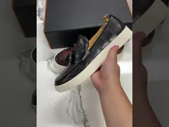 Обувь с низким каблуком для мужчин черная / коричневая мужчины натуральная кожа обычная обувь video