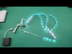 Anpassen von Batterien Anpassung LED-Streifen mit Magnet-Schalter Schrank Beleuchtung