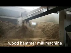 молотковая дробилка машины дробилки 3t/H 110X65MM небольшая деревянная для деревянного SFSP video