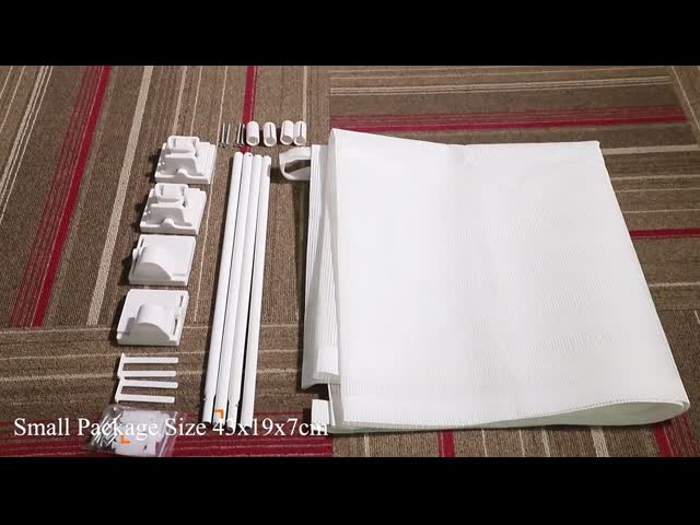 Foldable PVC Retractable Baby Gate Multipurpose Durable For Pets