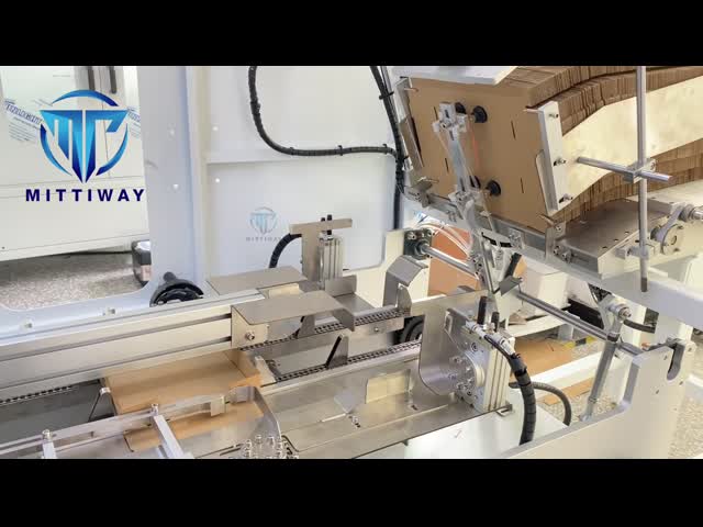 箱ケースエレクターと接着剤 ホットメルトトレイを形作る折りたたみ機
