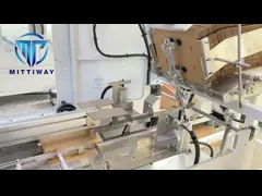 Коробка корпус эректор с клеем горячеплавленный поднос формирования складной машины video