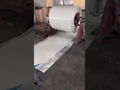 0.6mm Chapa de aço corrugado Branco Verde SGCC para chapas de telhado