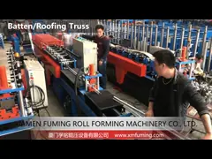 Precision Top Hat Roll Forming Machine Cutting Non Stop High Speed